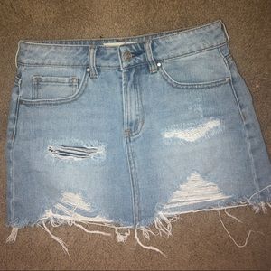 Denim Mini Skirt